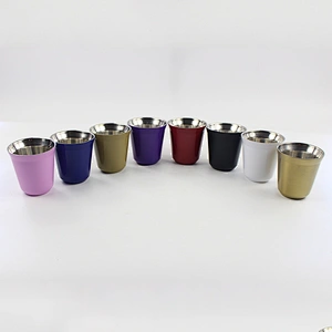 150ml Double Wall Stainless Steel AUTO Mug Beer Mug Cocktail Glass