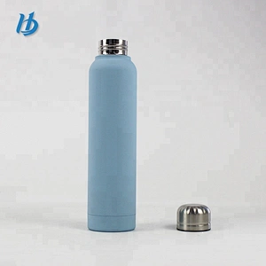 600ml High quality double wall stainless steel thermos bottle tall thin bottle