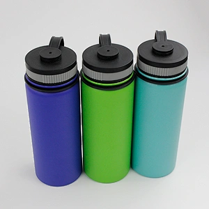 steel flask with handle  wholesale  double wall  insulated wine tumblers flask set