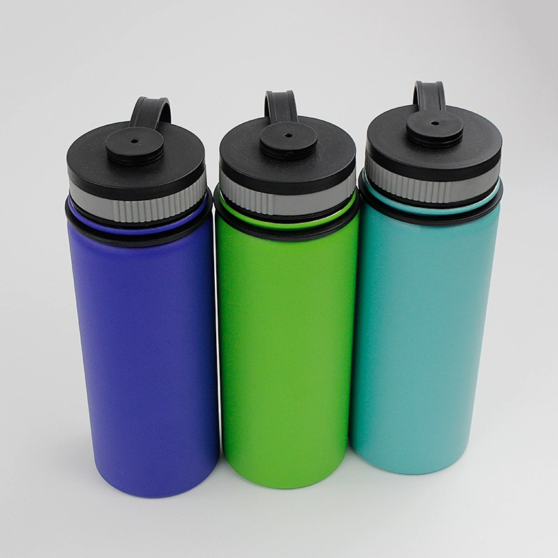 steel flask with handle  wholesale  double wall  insulated wine tumblers flask set