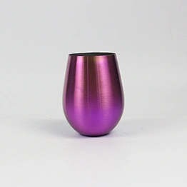 stainless steel single  wall steel tumbler  wine glasses cooler  thermal glass for wine