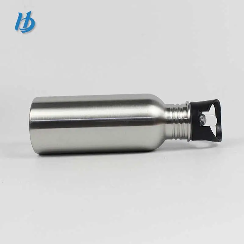 Stainless steel color,double wall water bottle customized logo