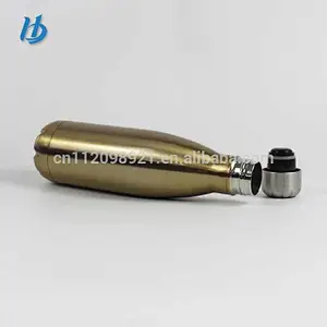 High quality stainless steel insulated water bottle,cola shape bottle customized logo