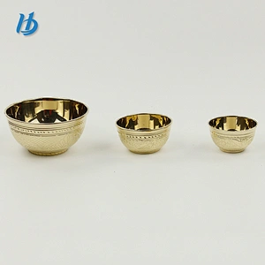 2017 yongkang foreign trade single layer pure copper 100% hand engraving bowl with cheaper price