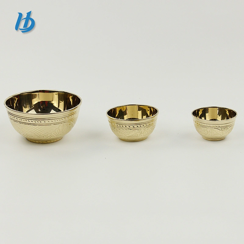 2017 yongkang foreign trade single layer pure copper 100% hand engraving bowl with cheaper price