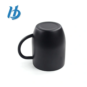 SGS/FDA double wall stainless steel metal travel water mug, plated 304 stainless steel 350ml coffee mug with handle
