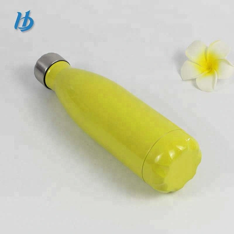 Hot Sale Cola Shape 500ml Most Fashionable Food Grade Stainless Steel Thermos Water Bottle stainless steel spray bottle