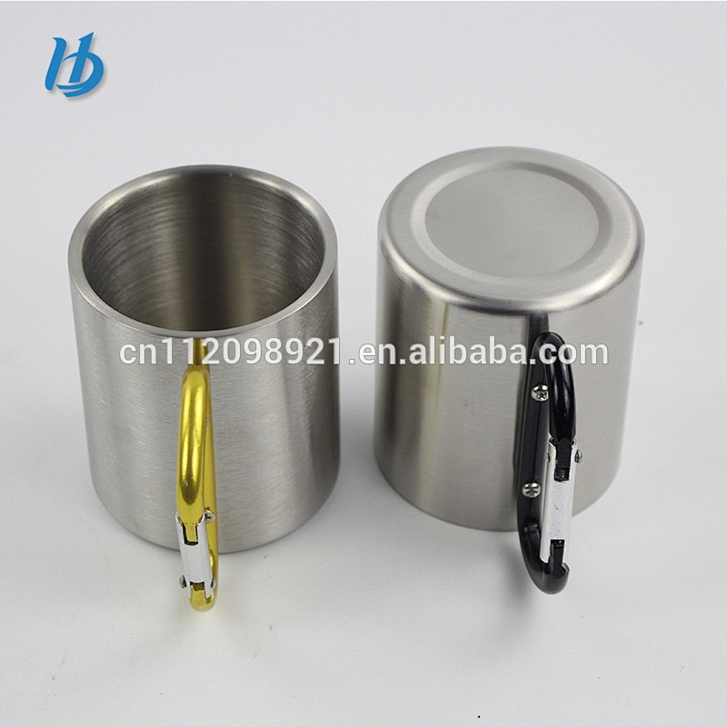 2018 selling small cup wholesale double wall stainless steel beer mug with handle insulated coffee mugs