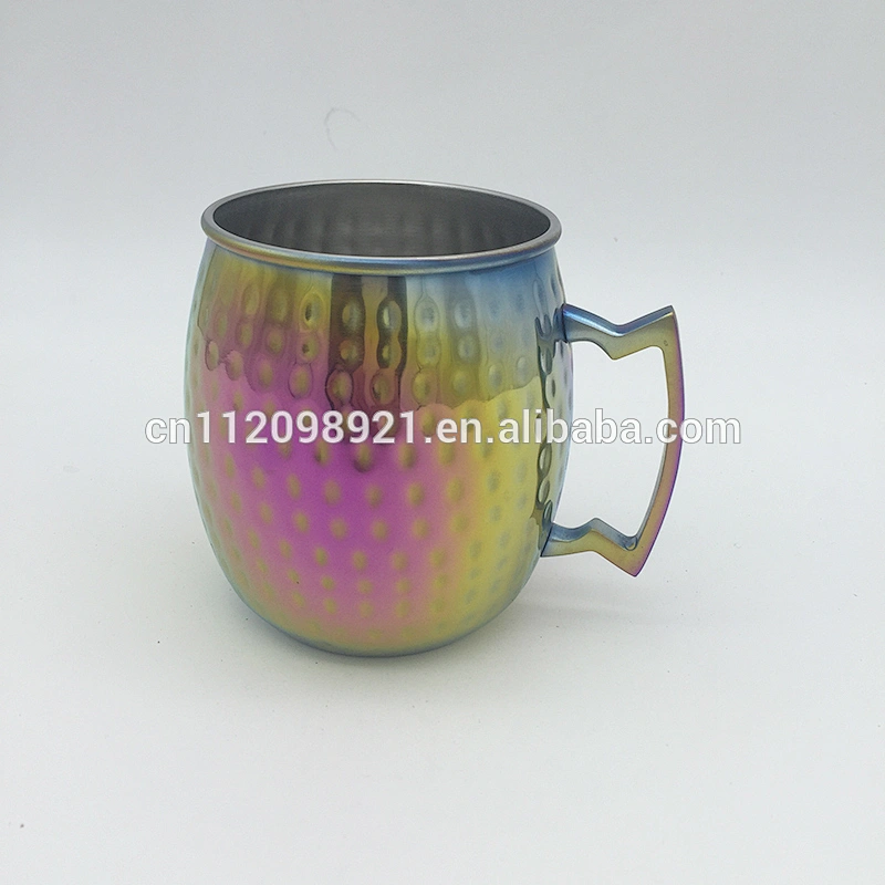 FDA, CE/EU certification moscow mule solid copper mugs, solid stainless mug for moscow mule