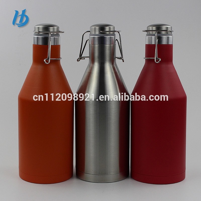 Factory OEM BPA Free High Quality Stainless Steel Water Bottle Stainless Steel Growler