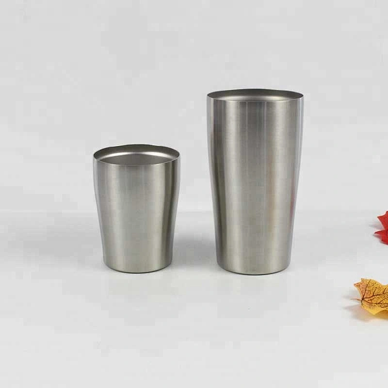 Double wall 18/8 stainless steel vacuum insulated tumbler beer cups with logo