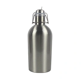 hot selling high quality 18/8 mini keg stainless steel flip cap beer growler 32oz/64oz bottle tumblers