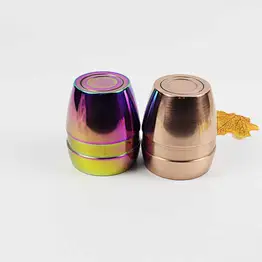 12 oz Custom Double Wall Stainless Steel stemless colored wine glasses