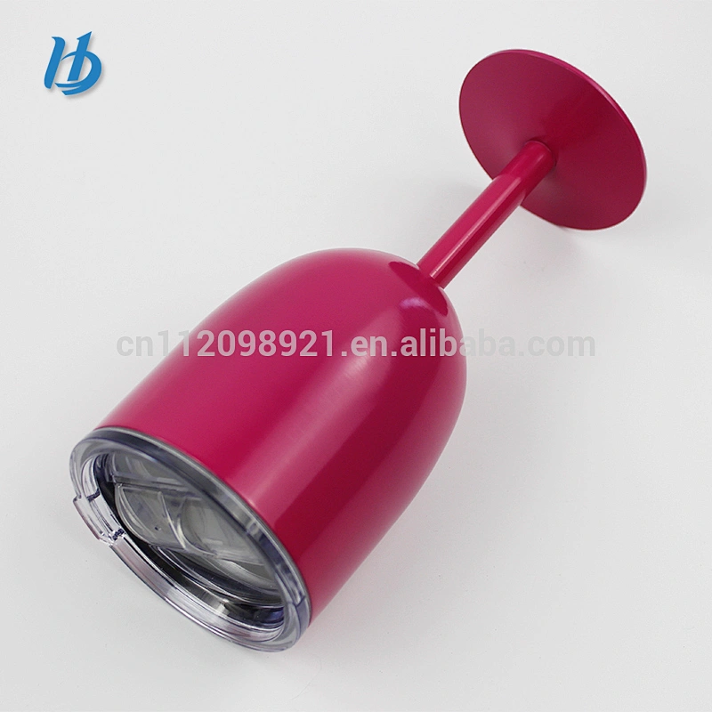 european style red wine cups stainless steel double wall goblet champagne mug cocktail cup with lid