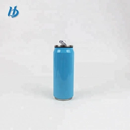 Popular double wall stainless steel travel mug stainless steel can mug with straw
