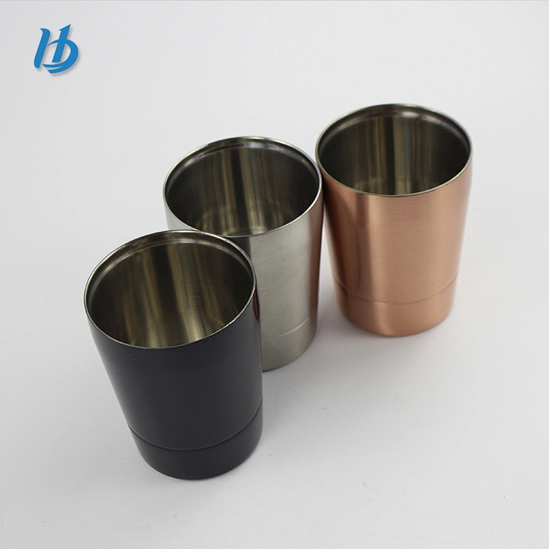 Double wall stainless steel coffee mug warmer mug set love mug