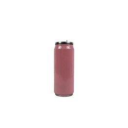 Coke Shape Metal Can for Water/Coffee/Cola Stainless Steel Mug with Straw