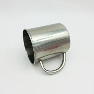 Thick Stainless Steel Cup Mugs Keep Warm With Handle Drink Coffee Tea Special Customized Logo