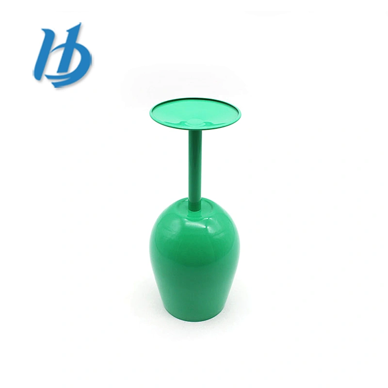 Factory direct provide green personalized 304 metal goblet cup