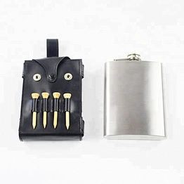 Four 30ml Steel Cups Mens Hip Flask Travel Gift hip flask stainless steel sets