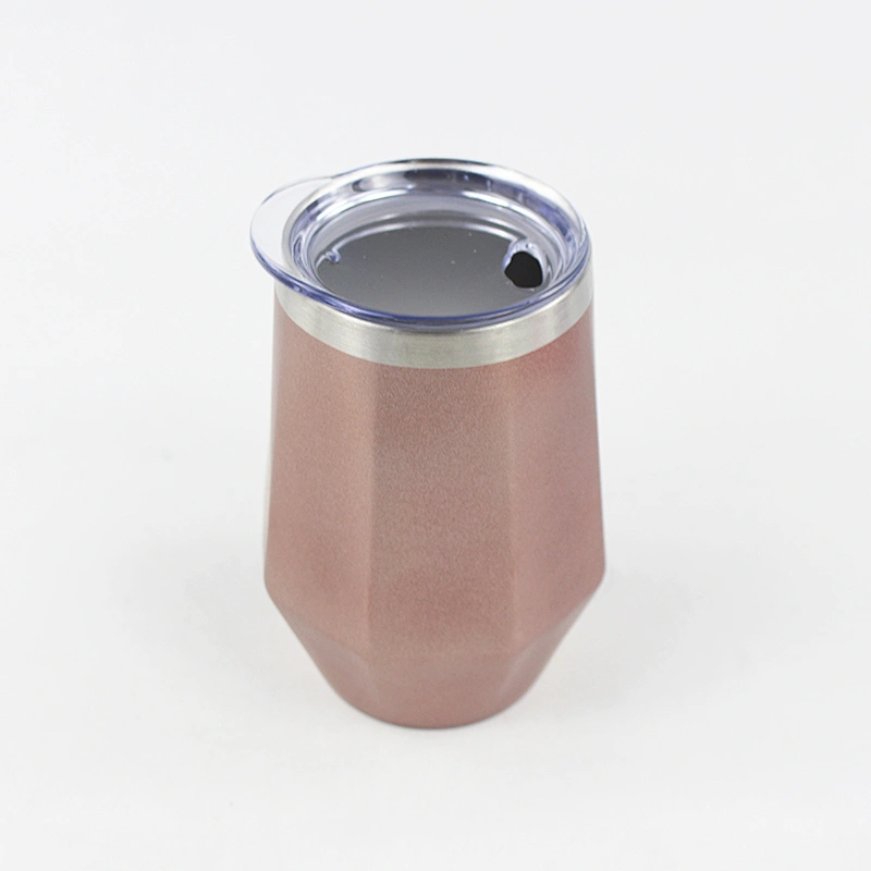 Double Wall Wine Glass  cups stainless steel stemless wine glass Vacuum Stemless wine glass