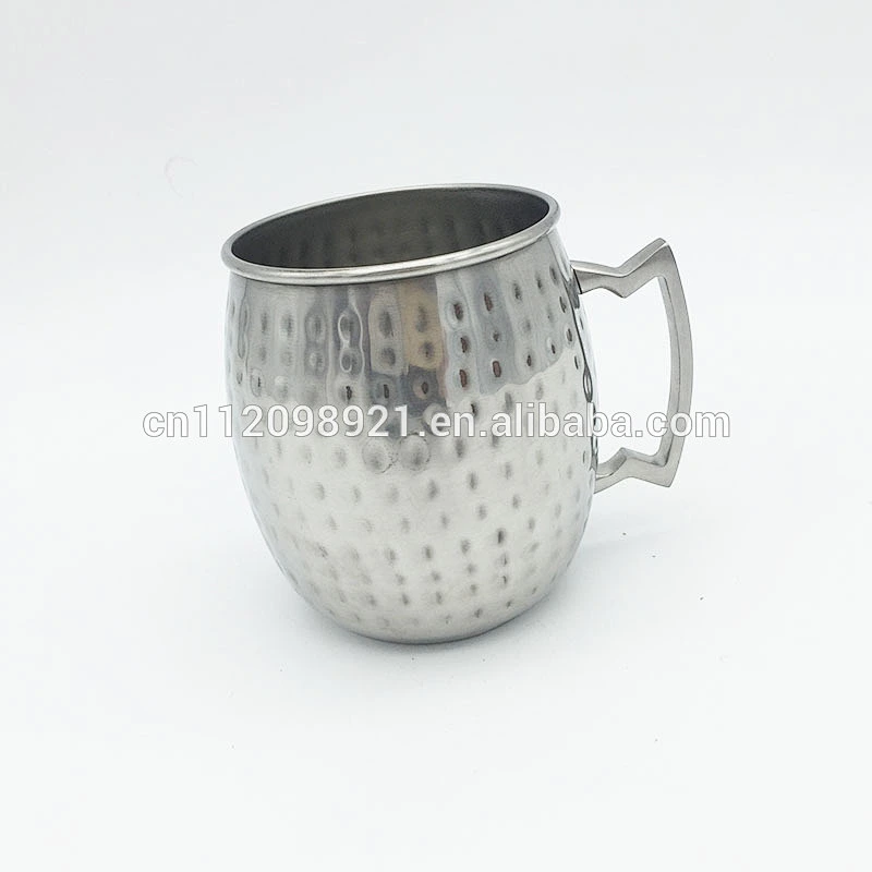 Fashionable Copper Metal Nickel Plated Beer Mug,Copper Plated Tankard With Brass Handle Moscow Mule Mug