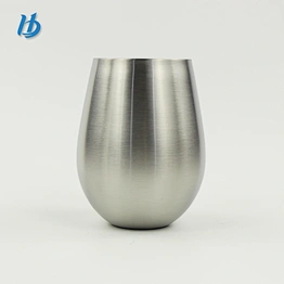 Yongkang HIBOUR 16oz single wall stainless steel drinking tumbler wine glasses coffee mug