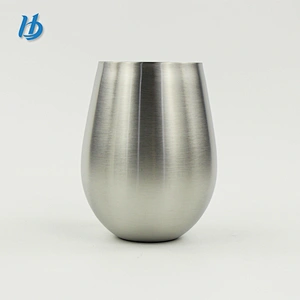 Yongkang HIBOUR 16oz single wall stainless steel drinking tumbler wine glasses coffee mug