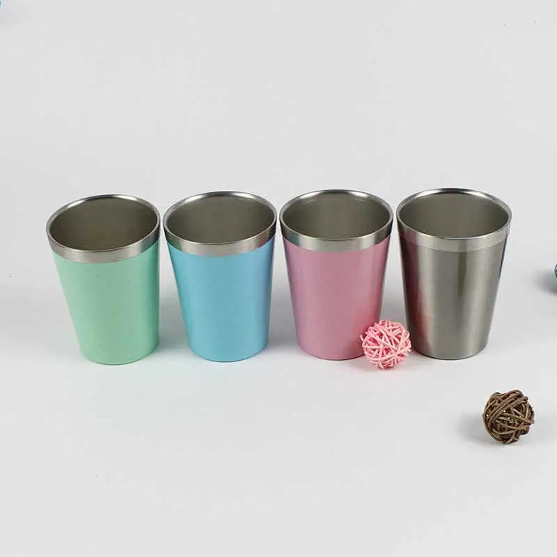8oz Vacuum Double Walled Stainless Steel Spray Painted Beer Mug