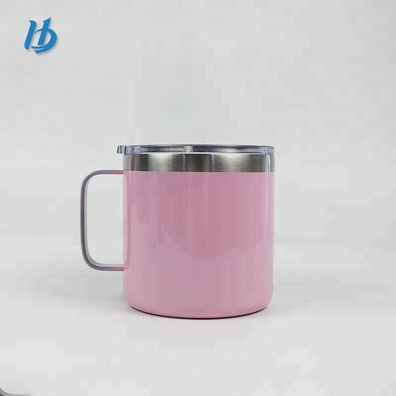 Creative coffee mug custom,camping painting mug with lid and handle