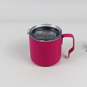 Amazon hot selling steel mug with handle  coffee mug  wholesale handmade mug