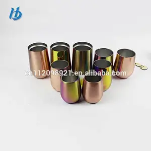 stainless steel cup rose gold wine wholesale cup protein wine glass customized logo