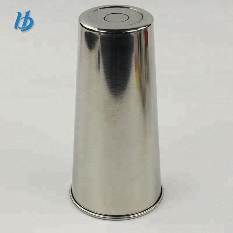Hibour Popular insulated 16oz silver color roll edge stainless steel beer mug
