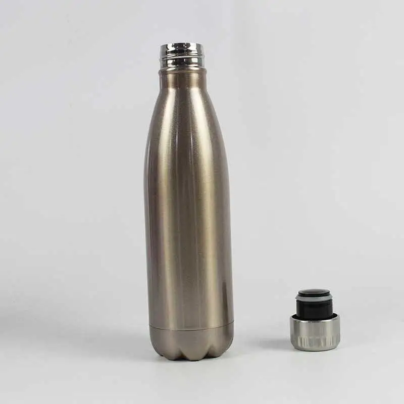 2019 hot selling wholesale factory price stainless steel double wall water bottle double wall drinking water bottle