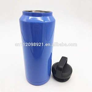 Hibour Blue Flask Stainless Steel water bottle insulated