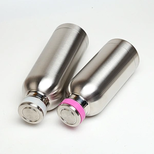 Hot selling new style hands free baby bottle feeding thermos  stainless steel water bottles insulated