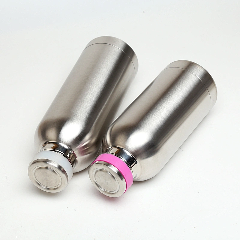 Hot selling new style hands free baby bottle feeding thermos  stainless steel water bottles insulated