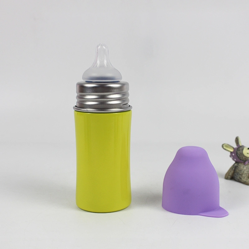 hot selling hands free baby bottle feeding thermos baby bottle baby cups
