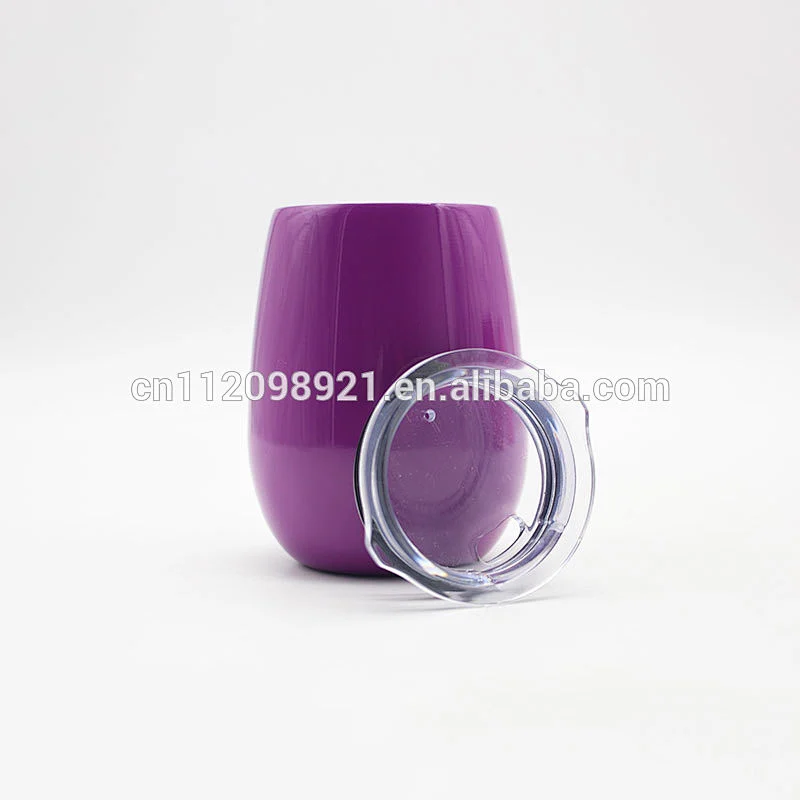 Factory OEM BPA Free 18/8 Stainless Steel round Wine Glass Unbreakable