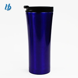 Metal coffee mug ,double wall travel coffee mug without handle wholesale