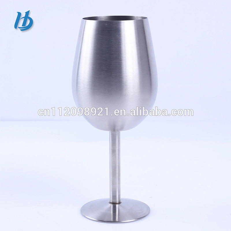 Factory OEM BPA Free Trade Assurance 304 Stainless Steel Antique Goblet With Different Colors