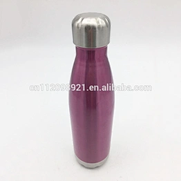 2017 Eco-friendly travel stainless steel cola bottle stainless steel water bottle with spray paint bottle