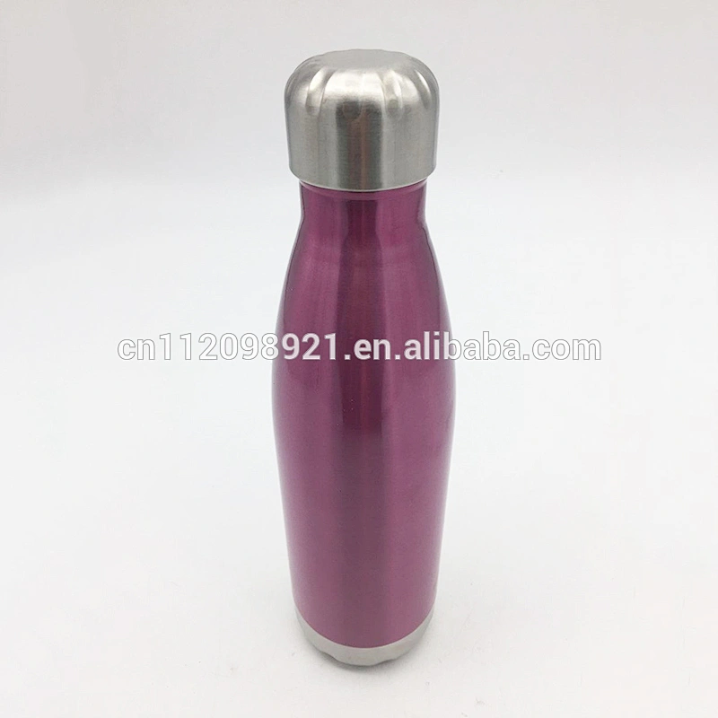 2017 Eco-friendly travel stainless steel cola bottle stainless steel water bottle with spray paint bottle