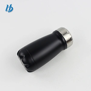 Black painting cola bottle ,cola shaped water bottle stainless steel