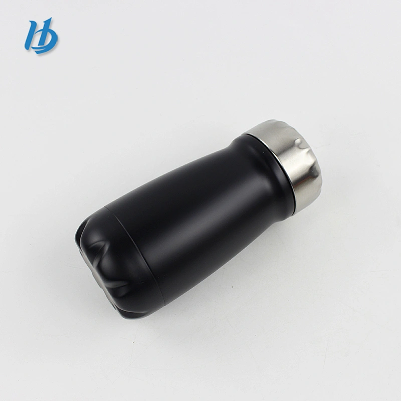 Black painting cola bottle ,cola shaped water bottle stainless steel