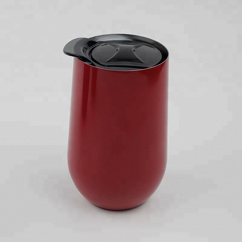 Stainless Steel Stemless Wine Glass Set 18 oz, Elegant and Modern Large Unbreakable Shatterproof Metal Tumbler