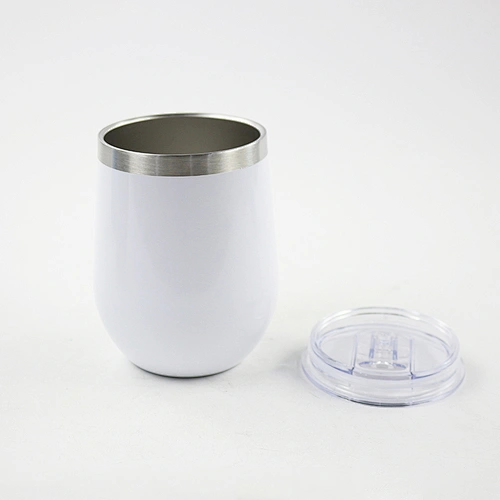 Custom Souvenir 12oz Double Walled Stainless Steel Spray Painting Wine Tumbler