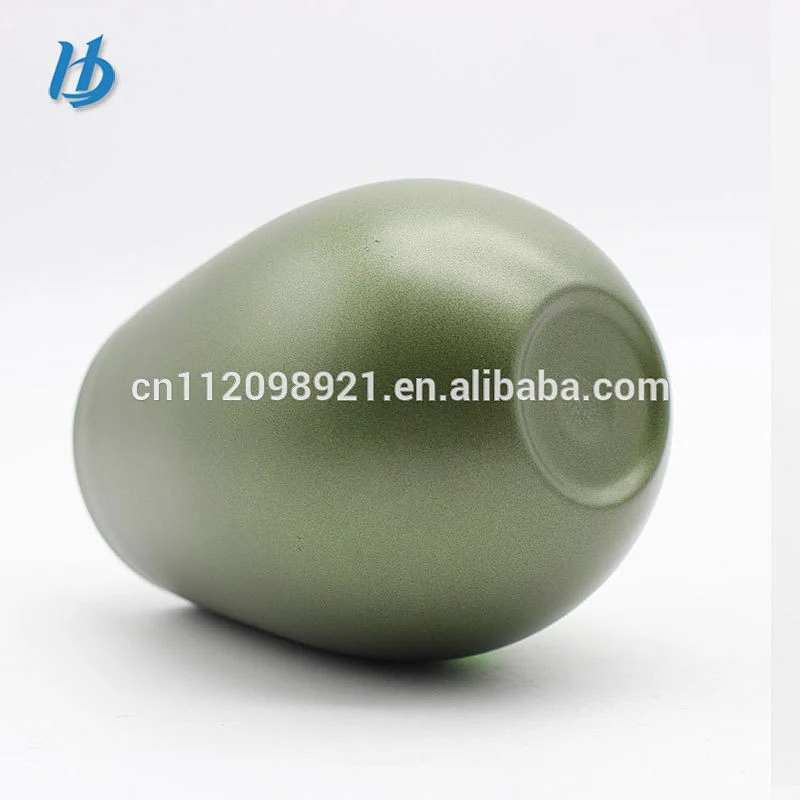 Hot selling Wholesale in bulk Coffee cups car double wall stainless steel egg shape cheap colored wine glasses