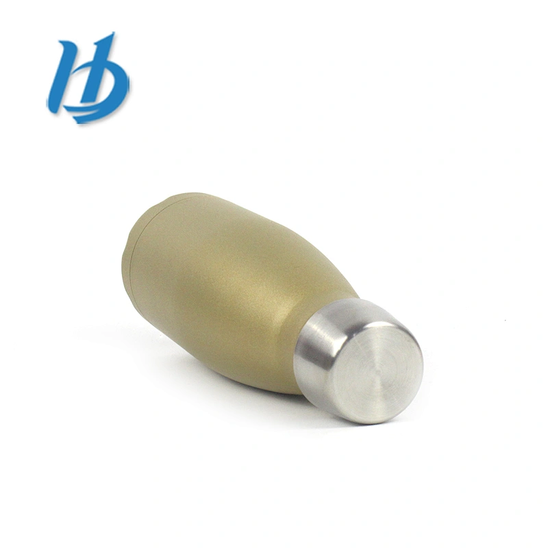Stainless steel vacuum bottle brush sponge cup brush foldable vacuum flask cola shaped water bottle