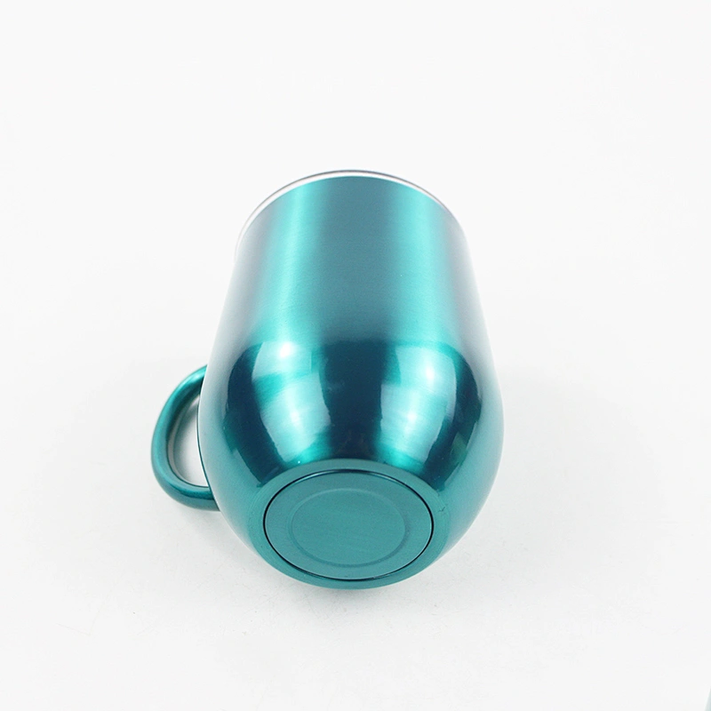 New design 12 oz stainless steel tumbler wholesale double wall colored wine glass